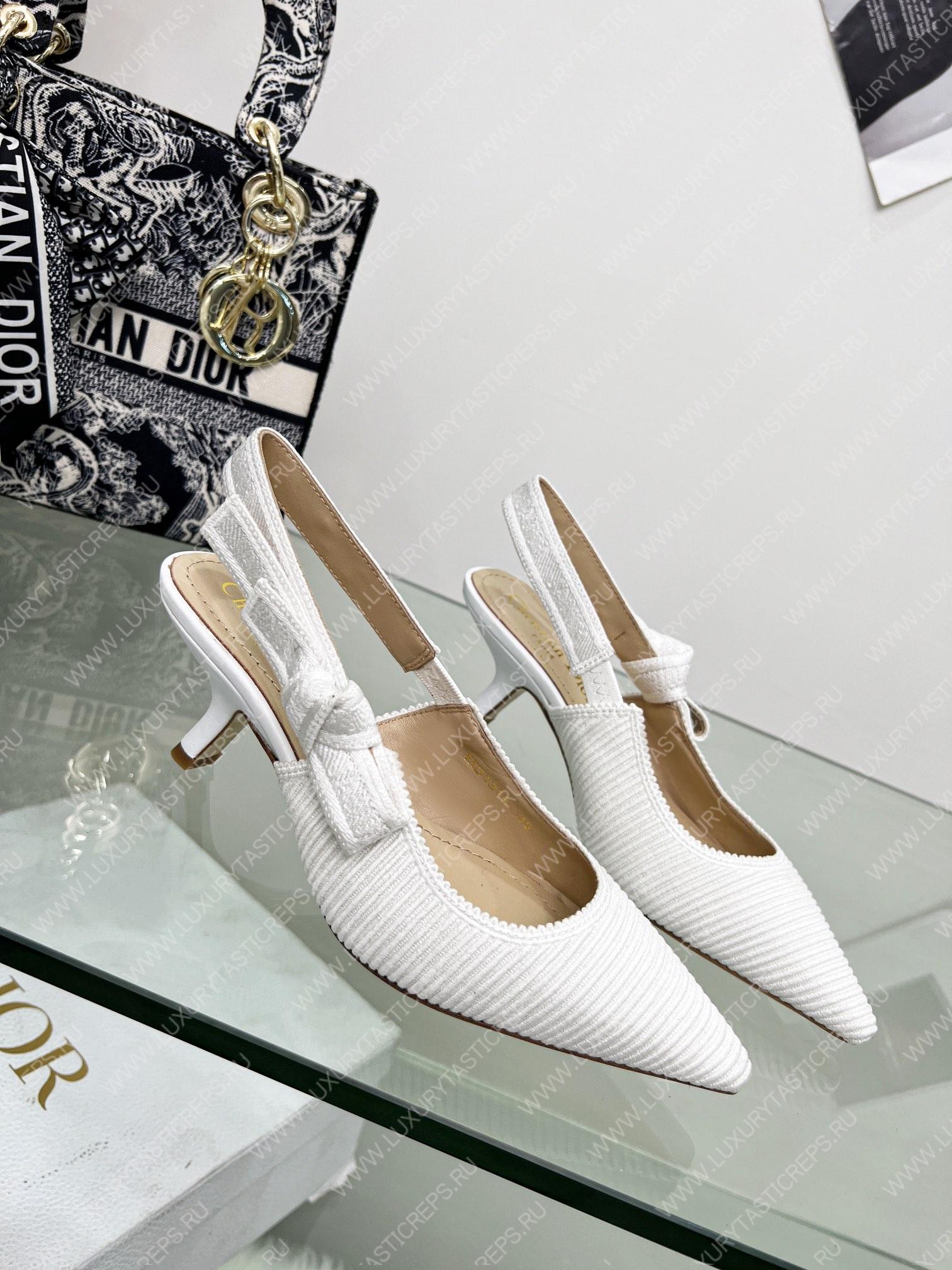 D*or j’aD*or slingback pump white kdc201tfl