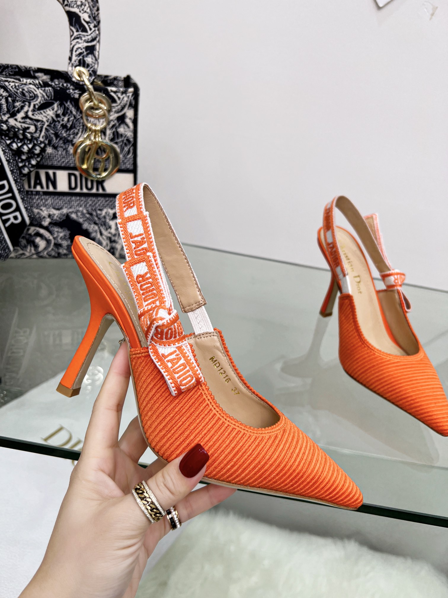 D*or j’aD*or slingback pump orange kdc201tfl