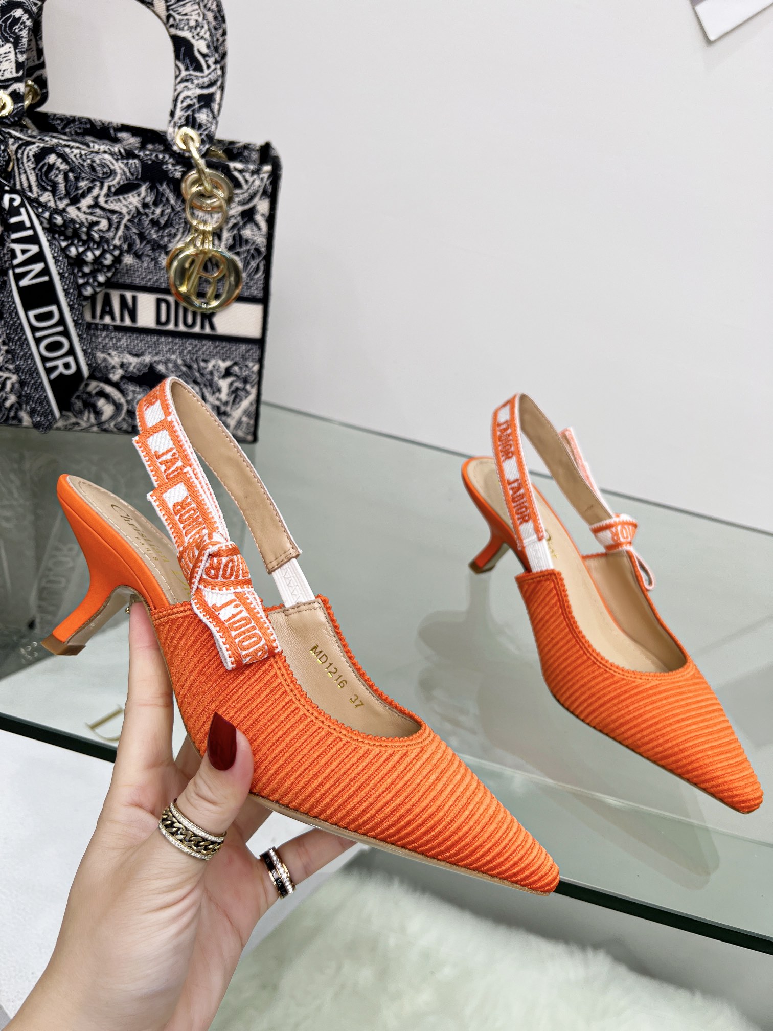 D*or j’aD*or slingback pump orange kdc201tfl
