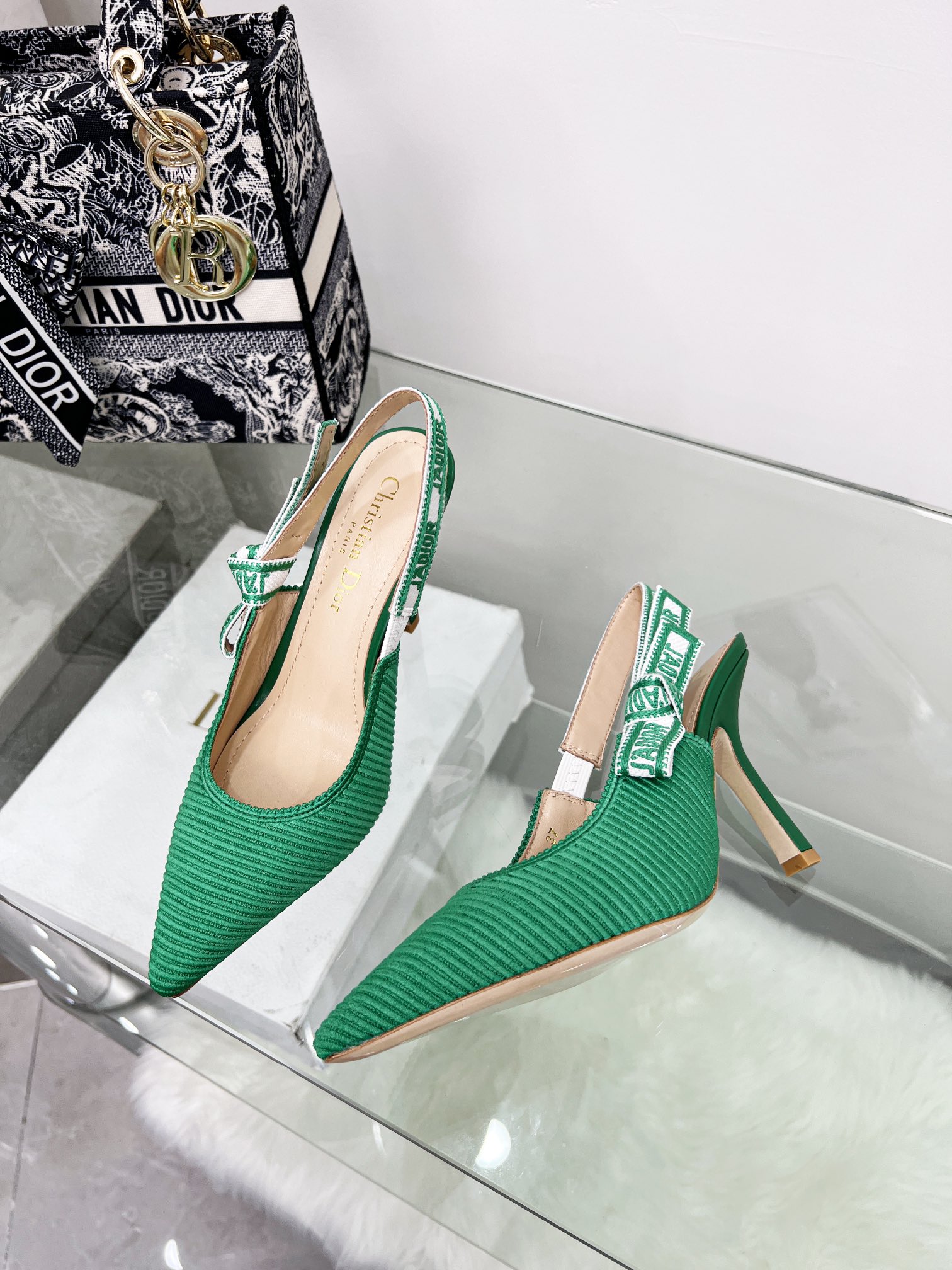 D*or j’aD*or slingback pump green kdc201tfl