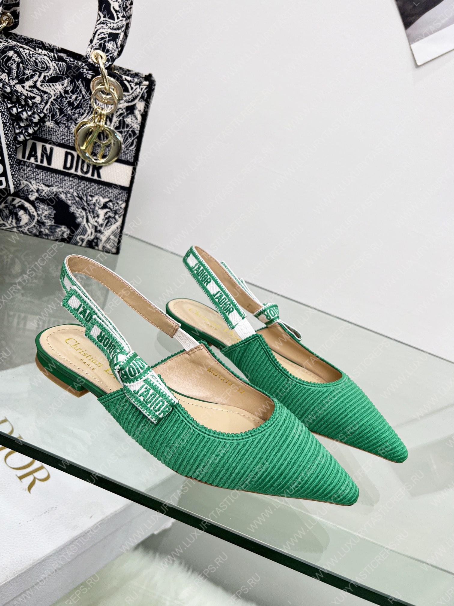 D*or j’aD*or slingback pump green kdc201tfl