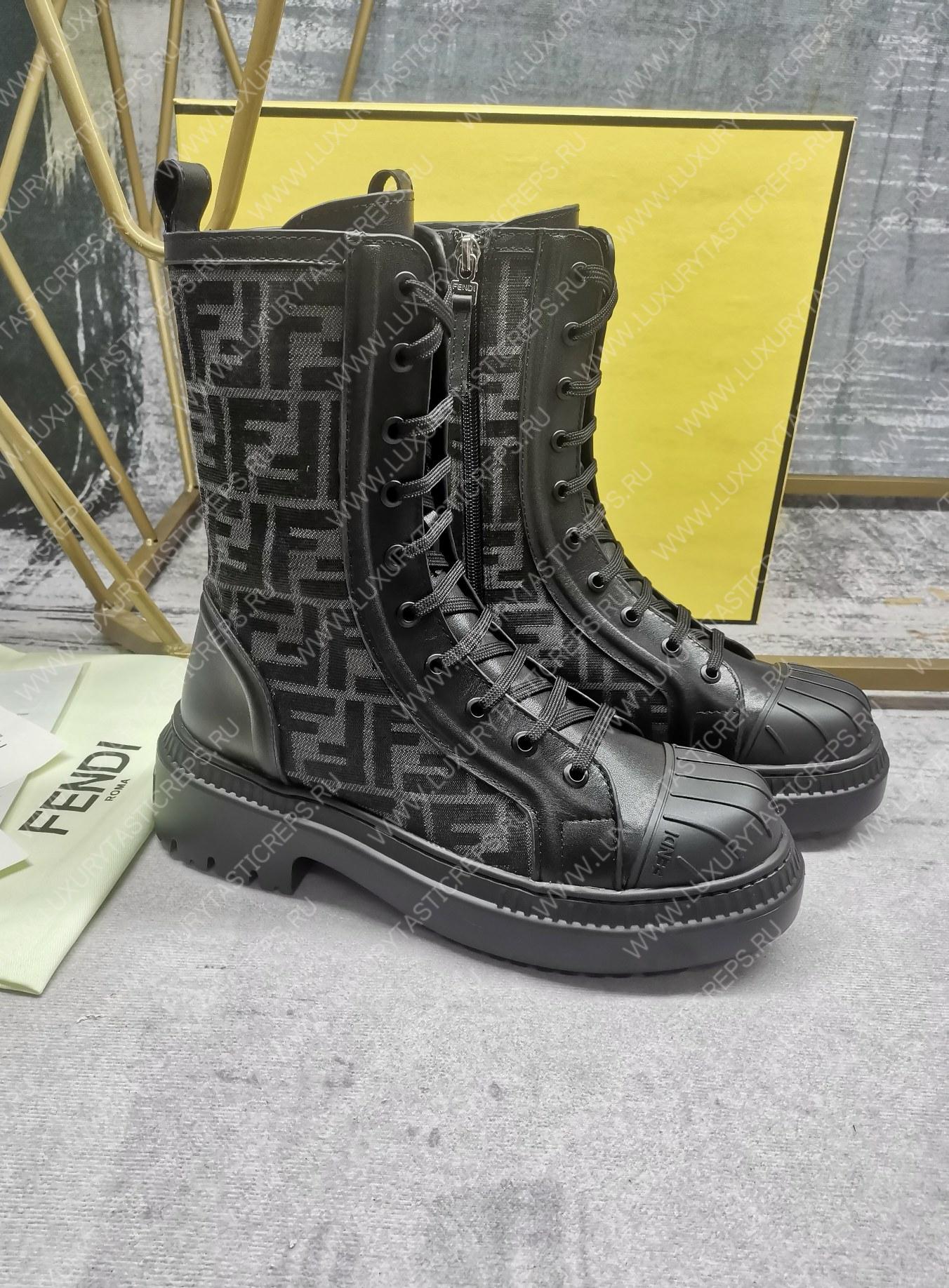 F**di domino biker booties black 8t8353ajzff0tuy