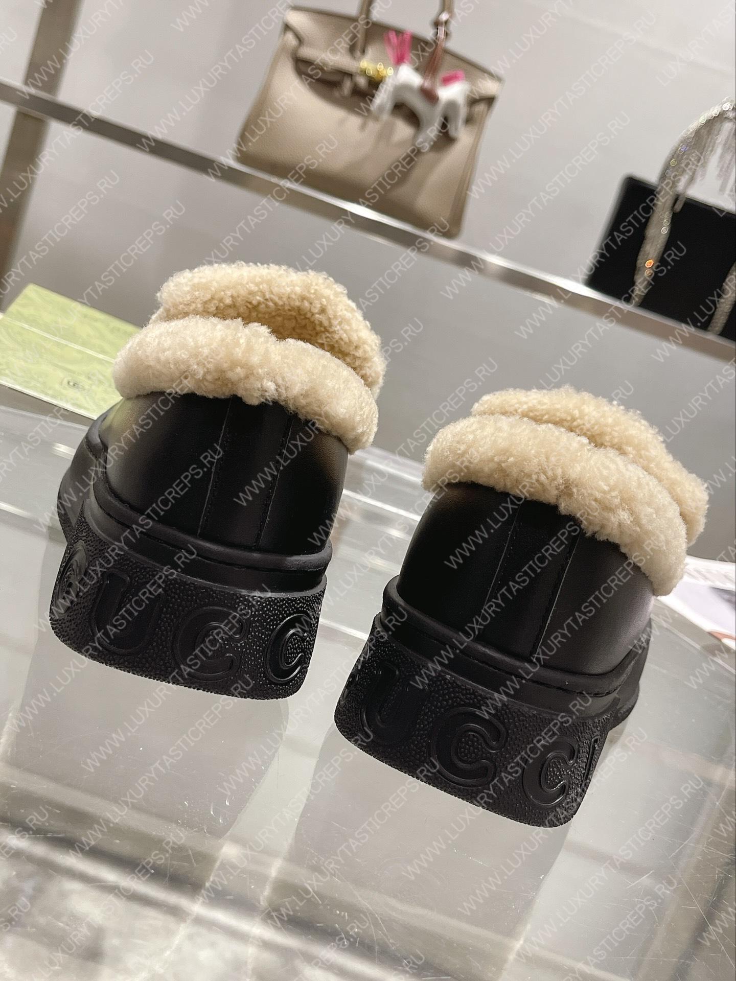 G*u*i horsebit ankle boot beige 550036