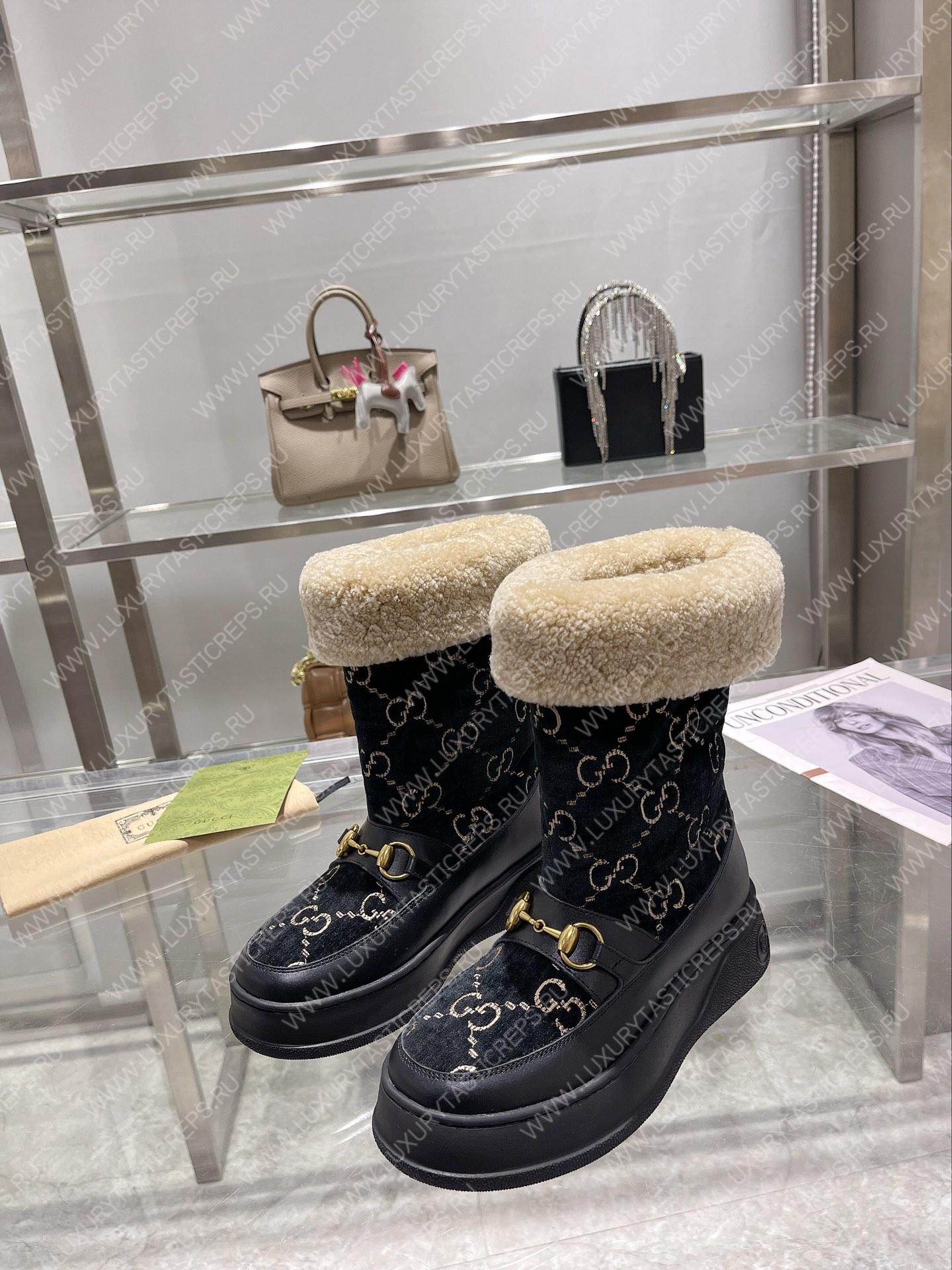 G*u*i fria wool ankle boot black 550036