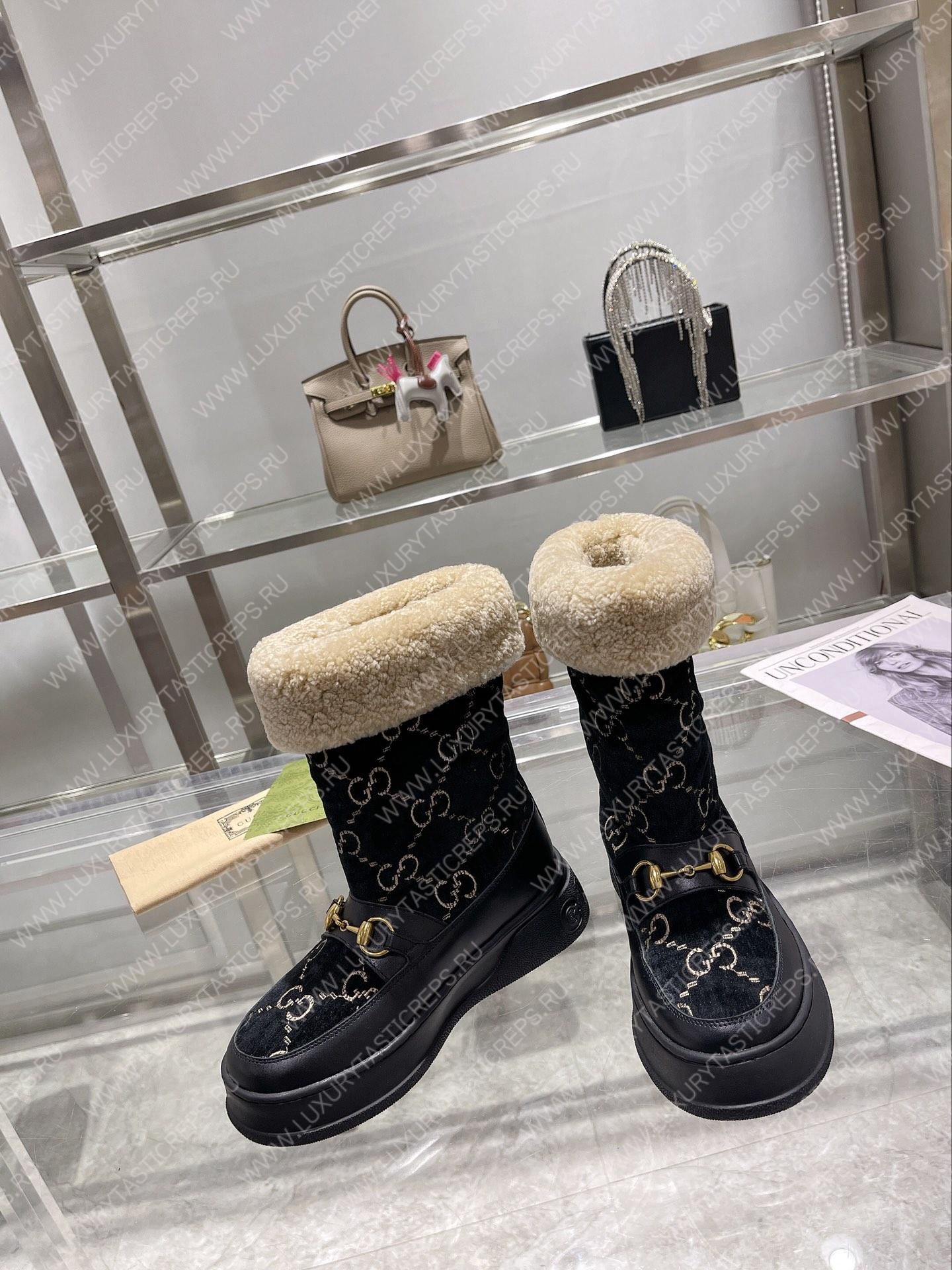 G*u*i fria wool ankle boot black 550036