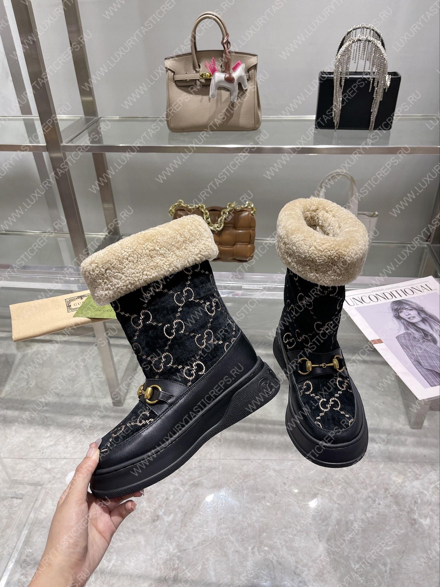 G*u*i fria wool ankle boot black 550036