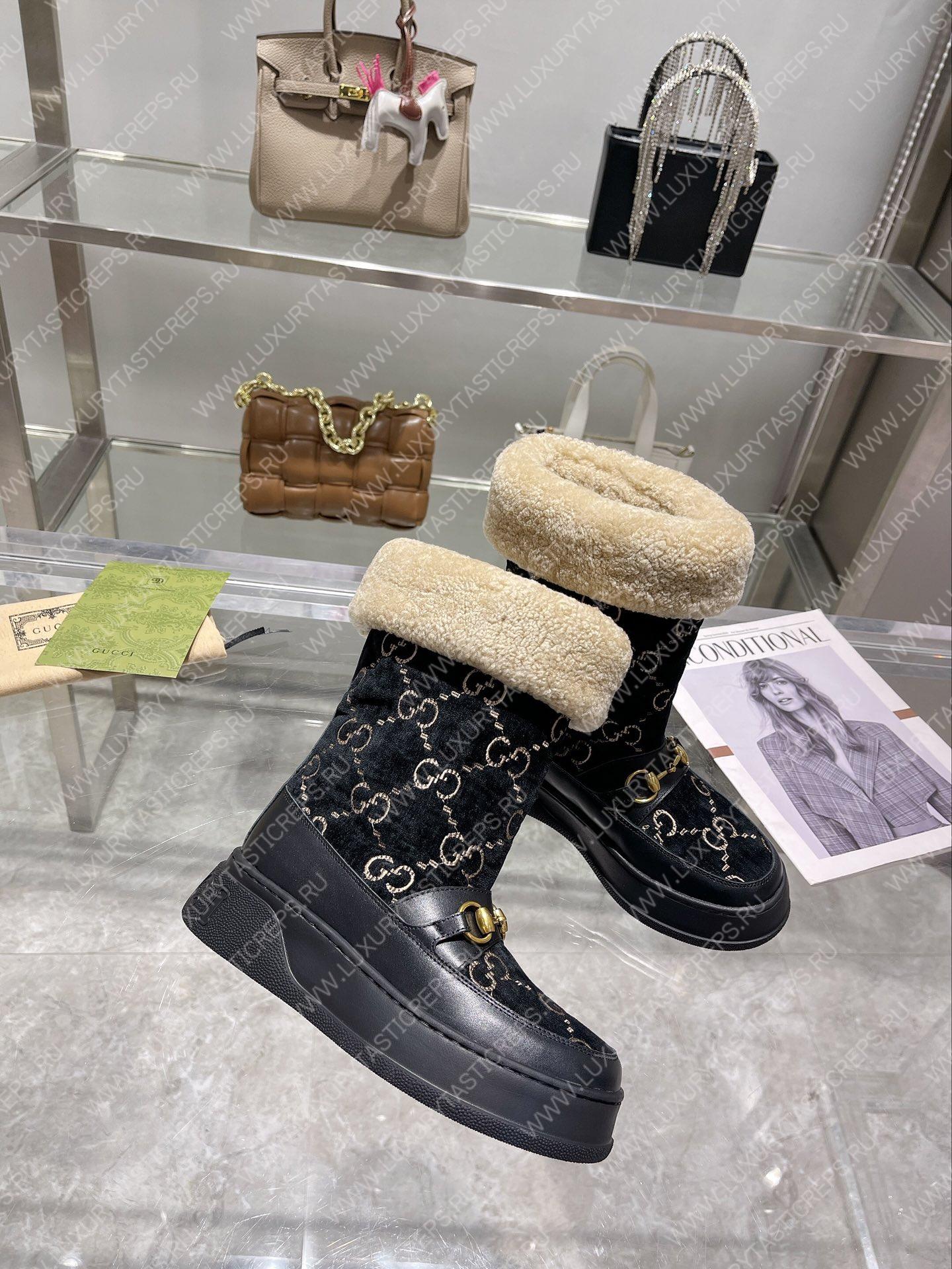 G*u*i fria wool ankle boot black 550036
