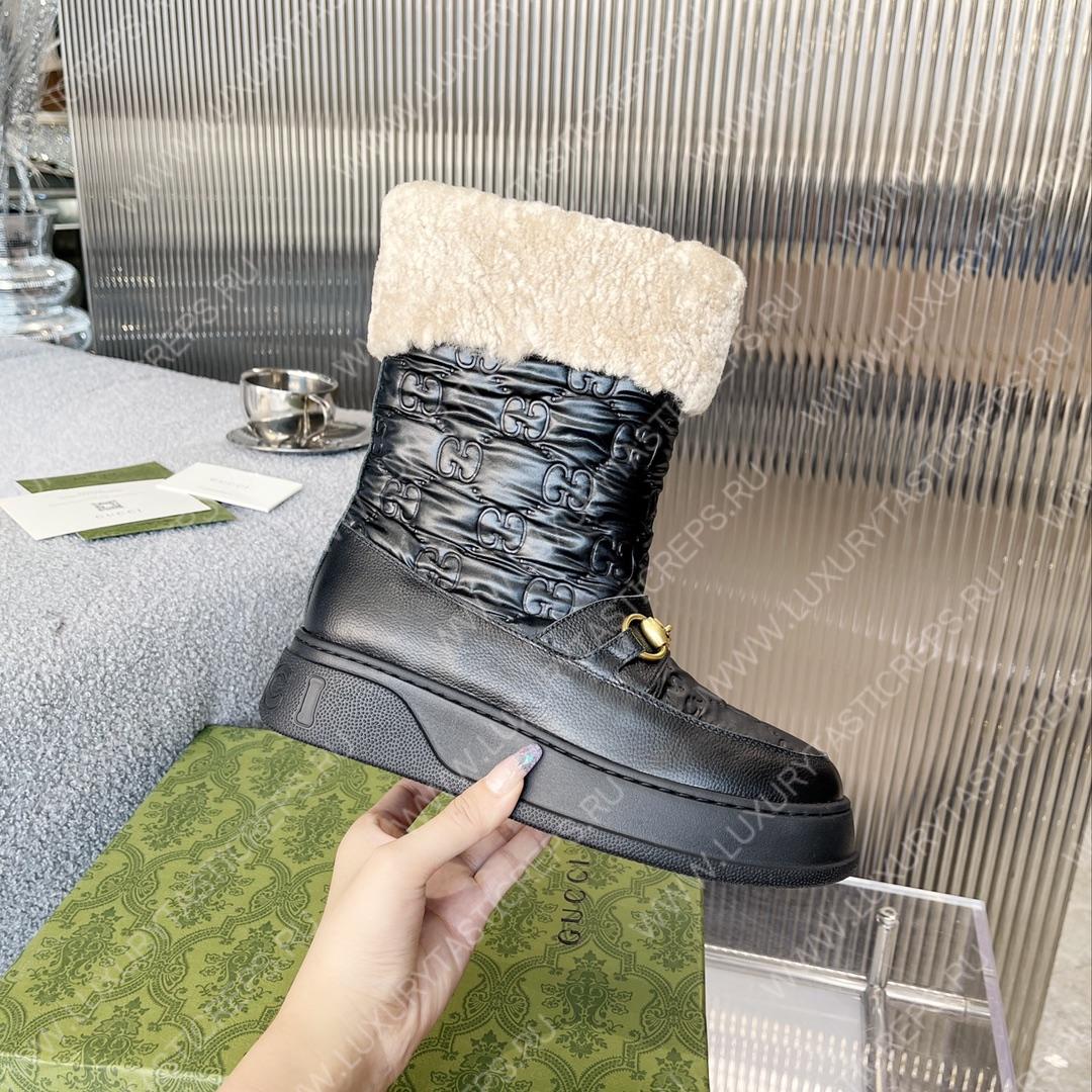 G*u*i fria wool ankle boot black 550036