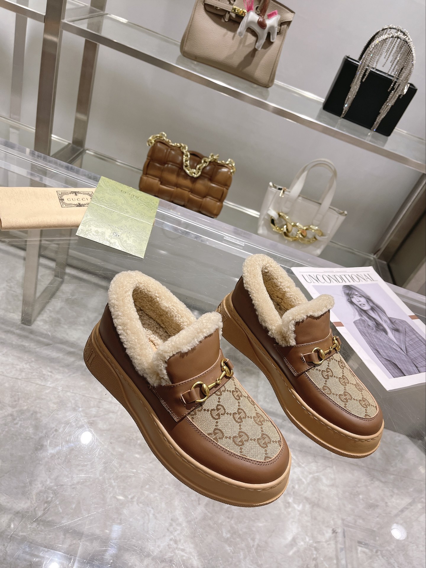 G*u*i horsebit ankle boot camel brown 550036