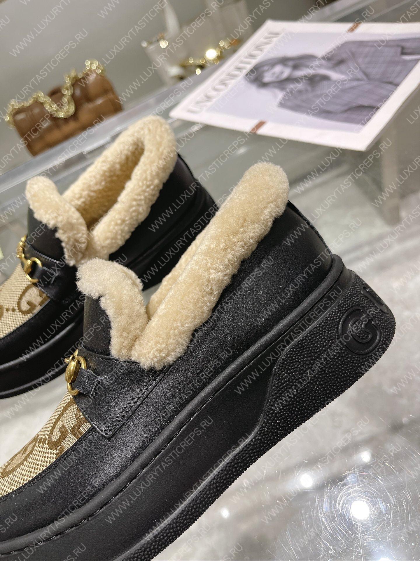 G*u*i horsebit ankle boot black 550036