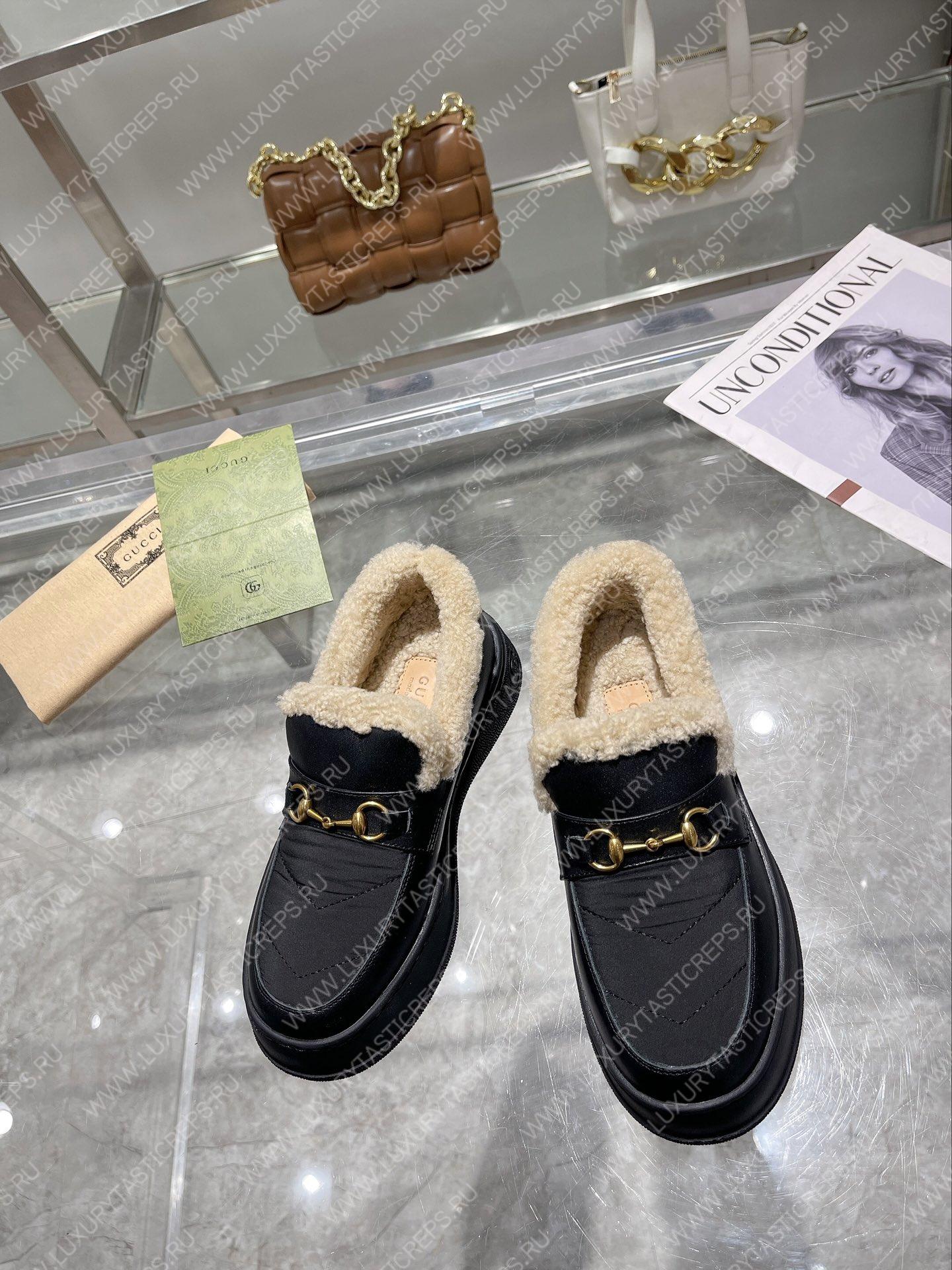 G*u*i horsebit ankle boot black 550036