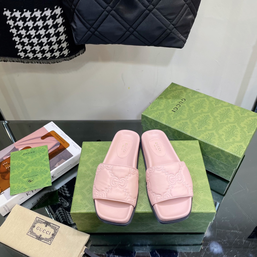 G*u*i gg slide slide baby pink 573922