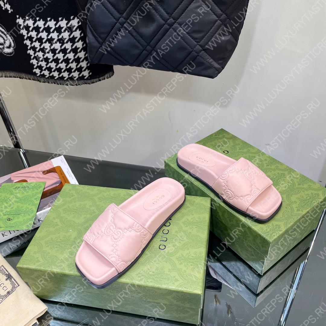 G*u*i gg slide slide baby pink 573922