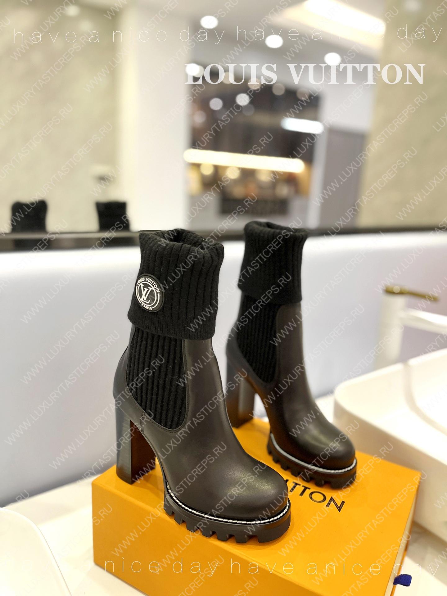 l**is V*t*n fame platform ankle boot black 1aabk2