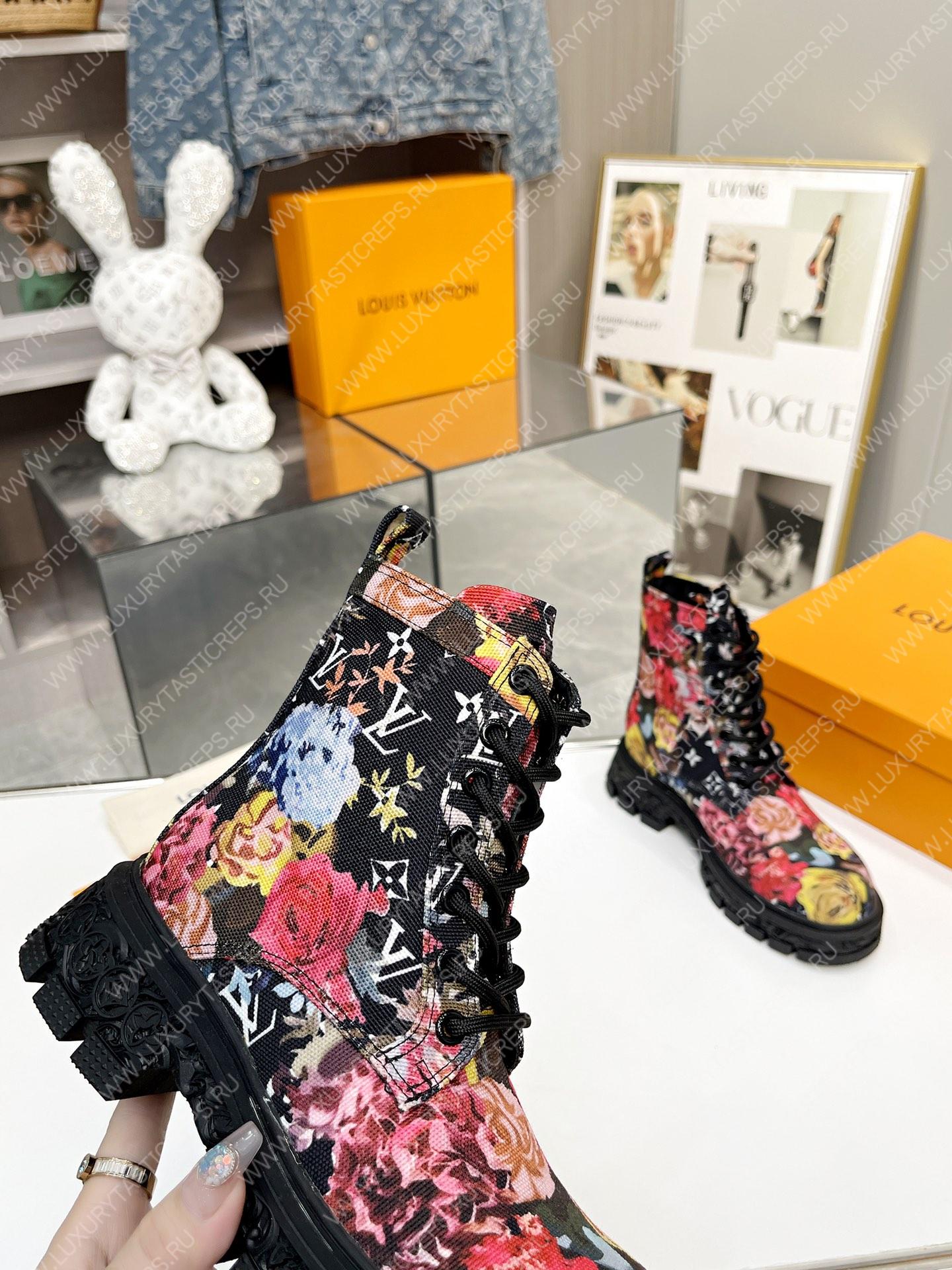 l**is V*t*n floral ankle boots multicolor 1a9hac