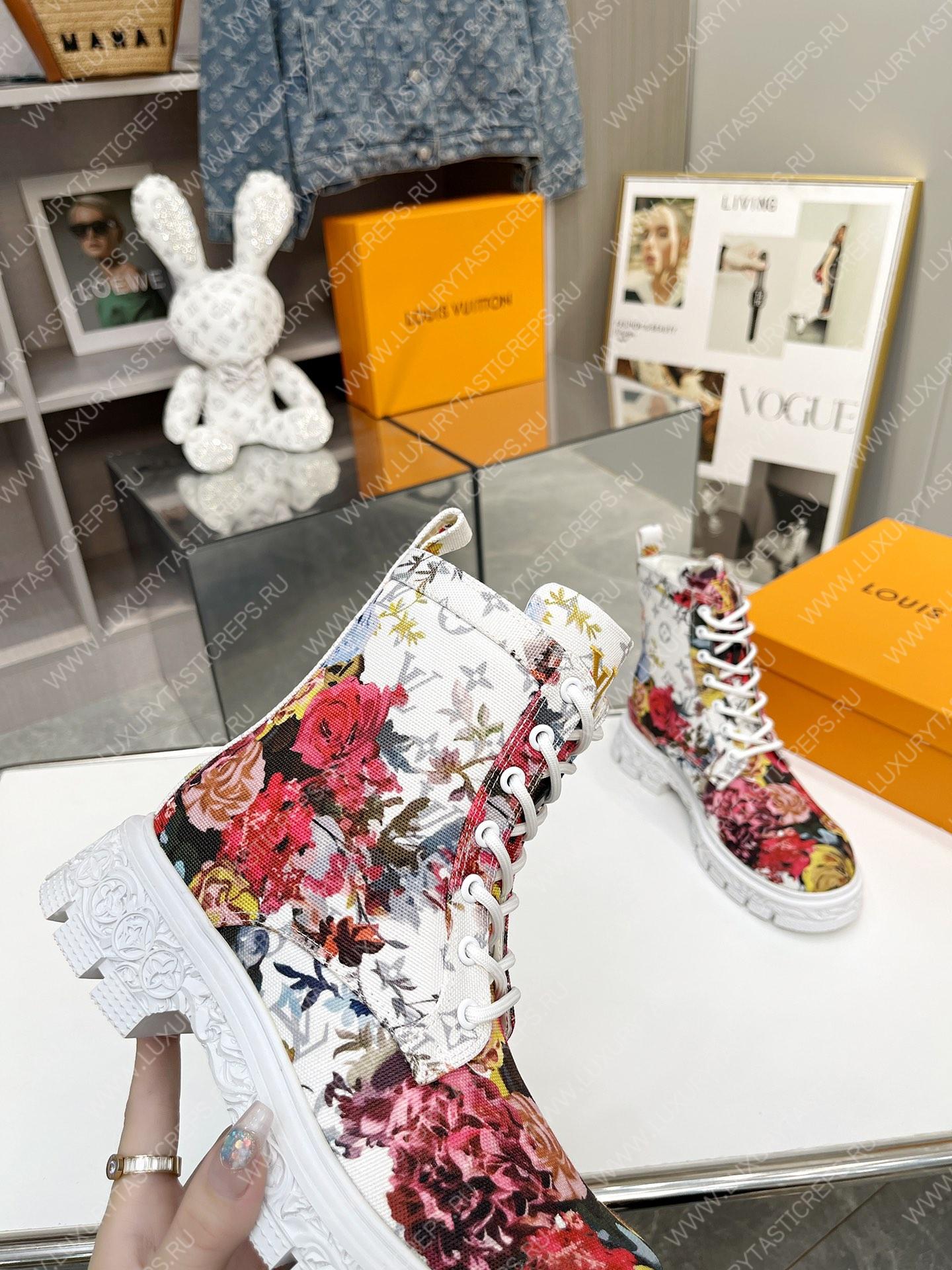 l**is V*t*n floral ankle boots multicolor 1a9hac