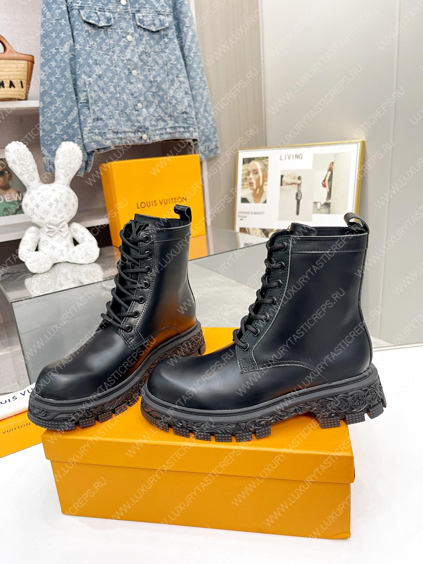 l**is V*t*n floral ankle boots black 1a9hac