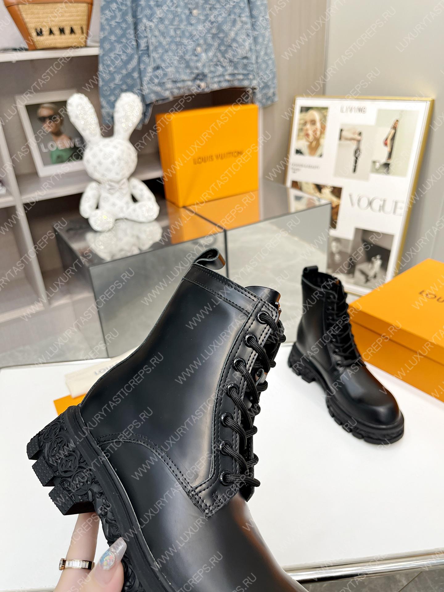 l**is V*t*n floral ankle boots black 1a9hac