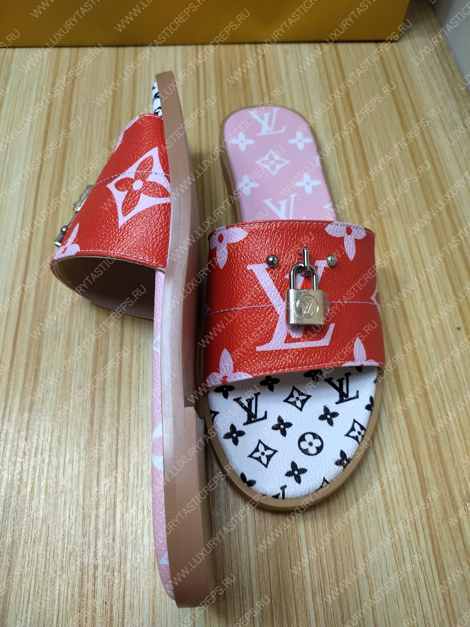 l**is V*t*n mule plate lock it white and red 1a64mn