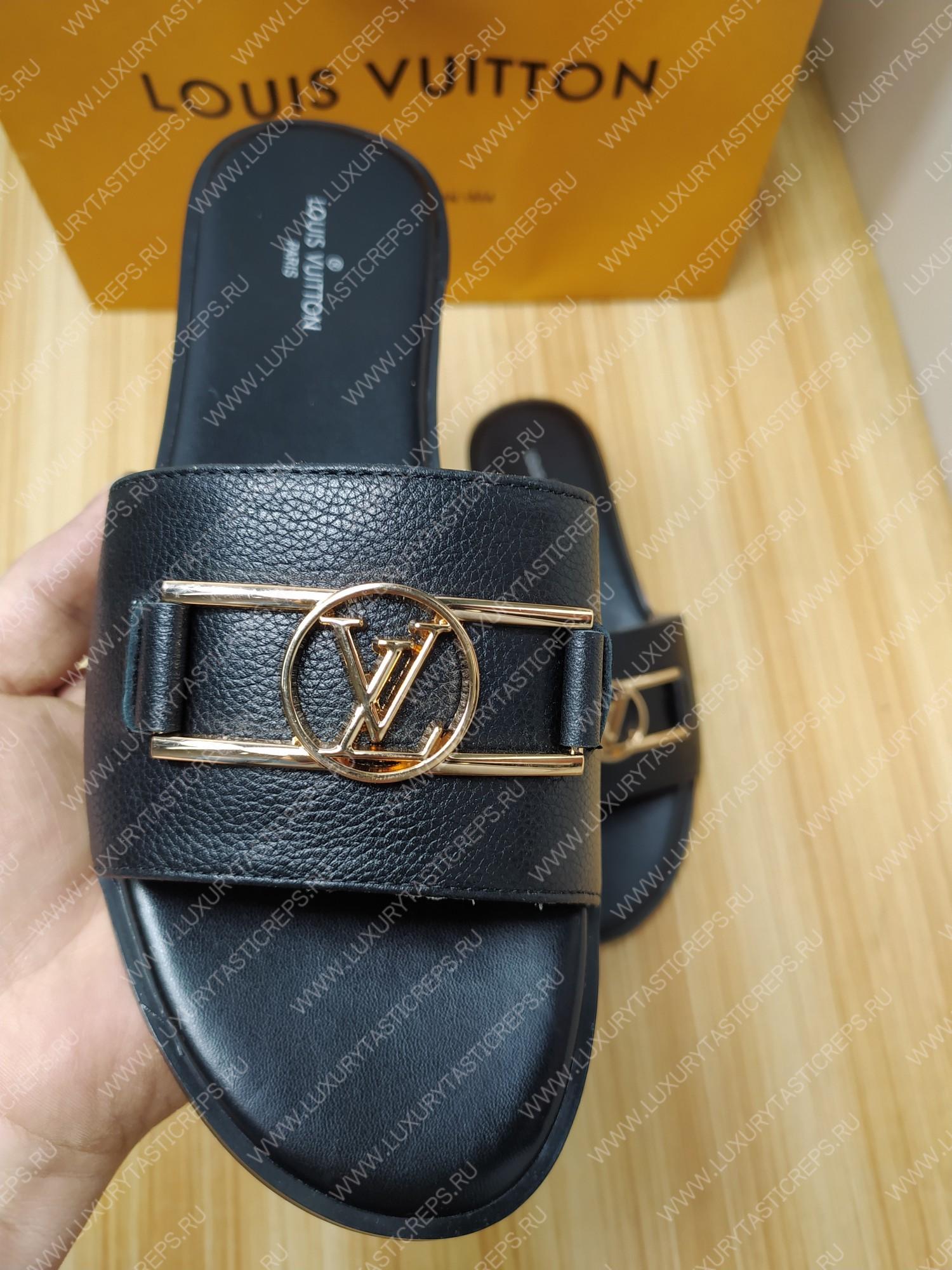 l**is V*t*n lock it flat mule black 1a64z7
