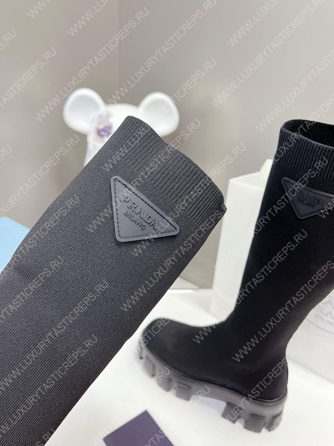Pra*a monolith knit boots black 1w116n