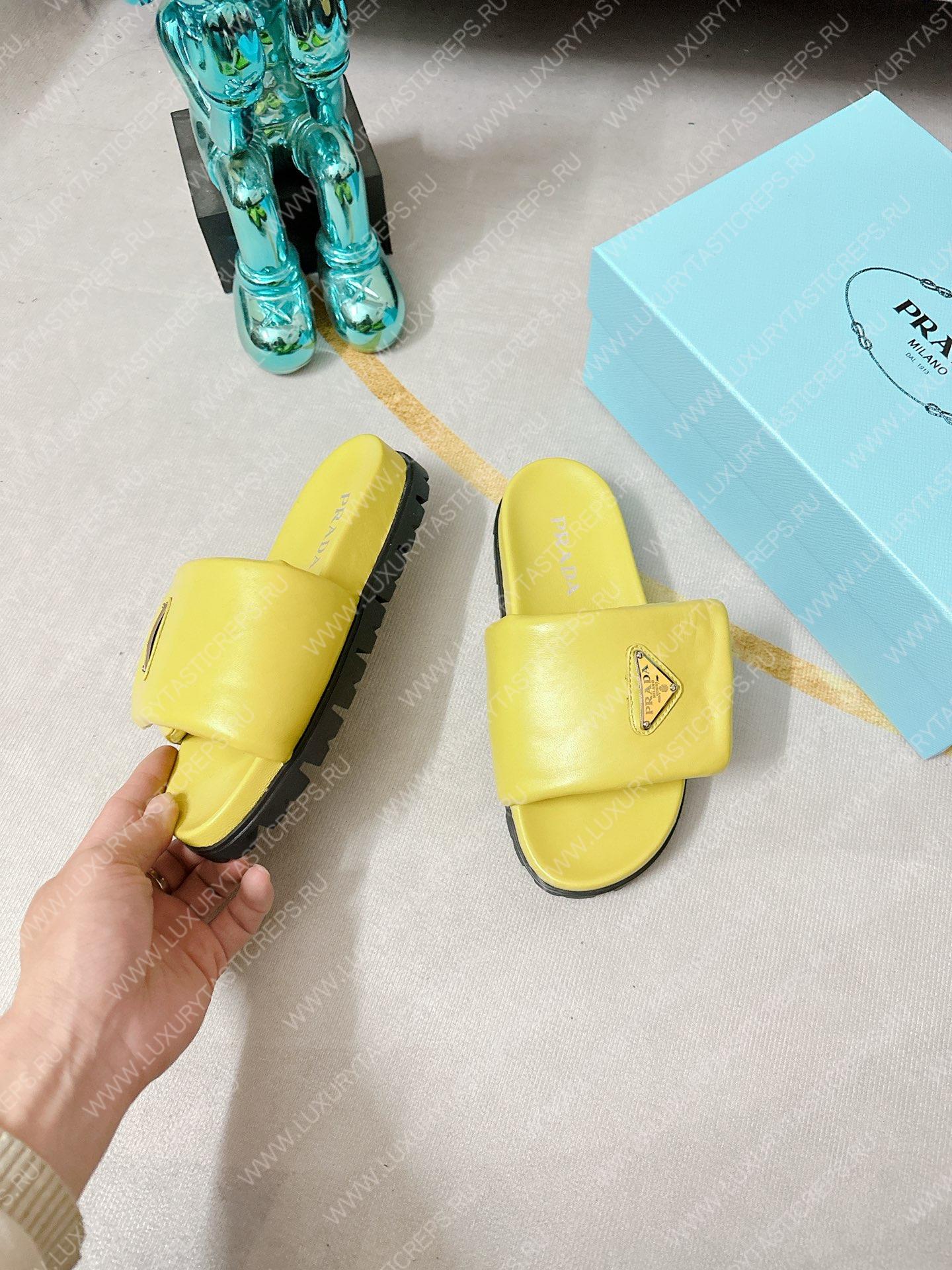 Pra*a soft padded slides yellow 1xx648