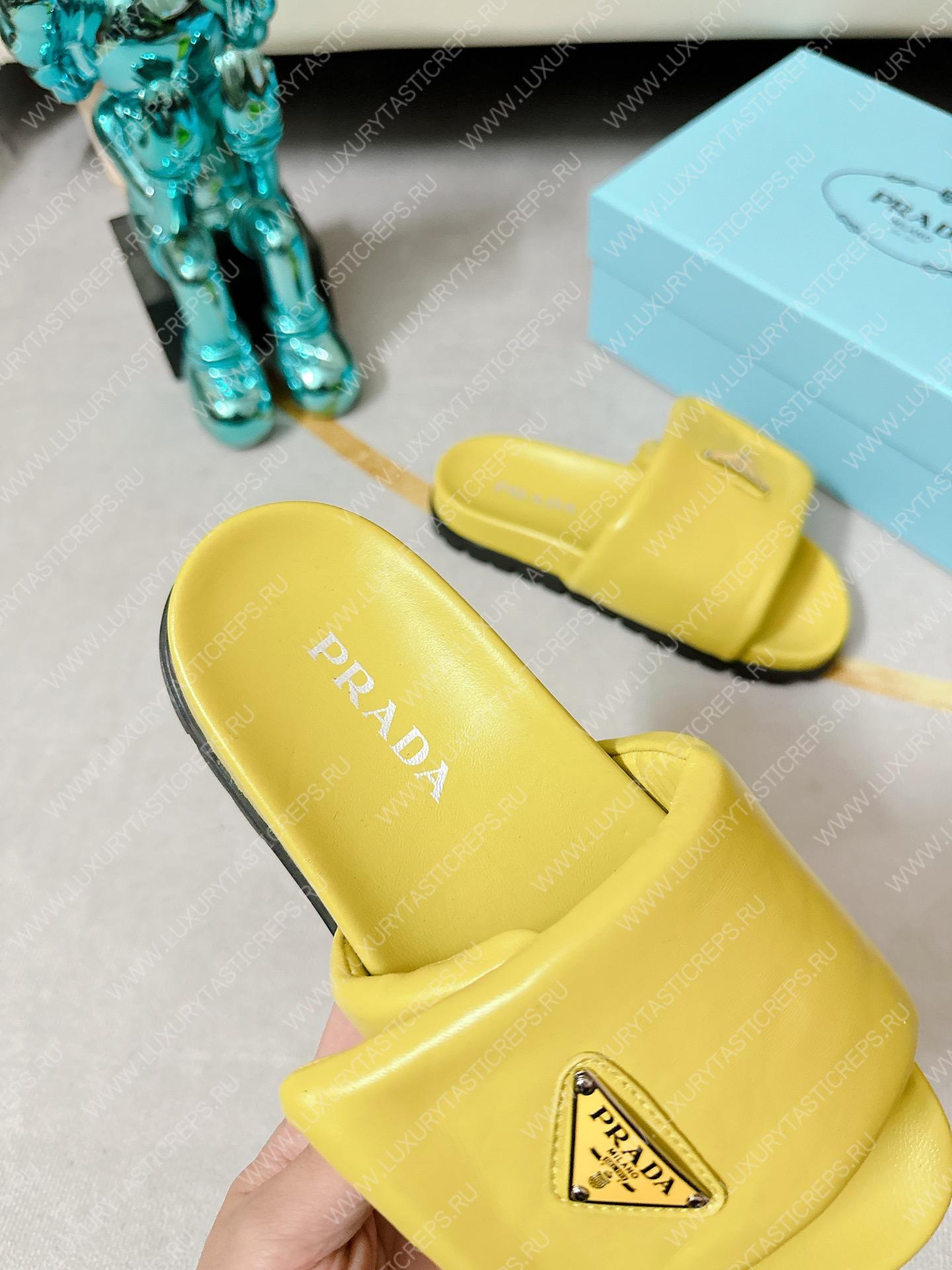 Pra*a soft padded slides yellow 1xx648