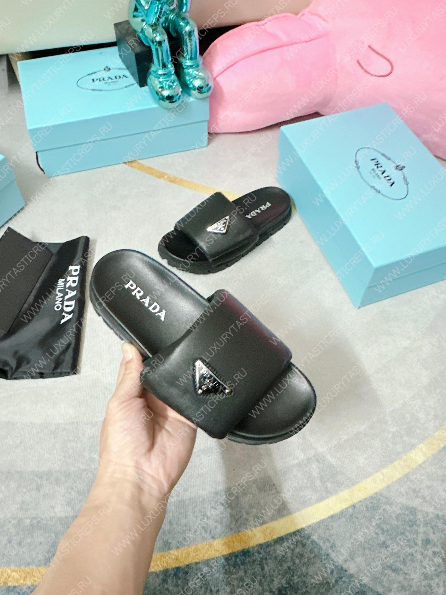 Pra*a soft padded slides black 1xx648