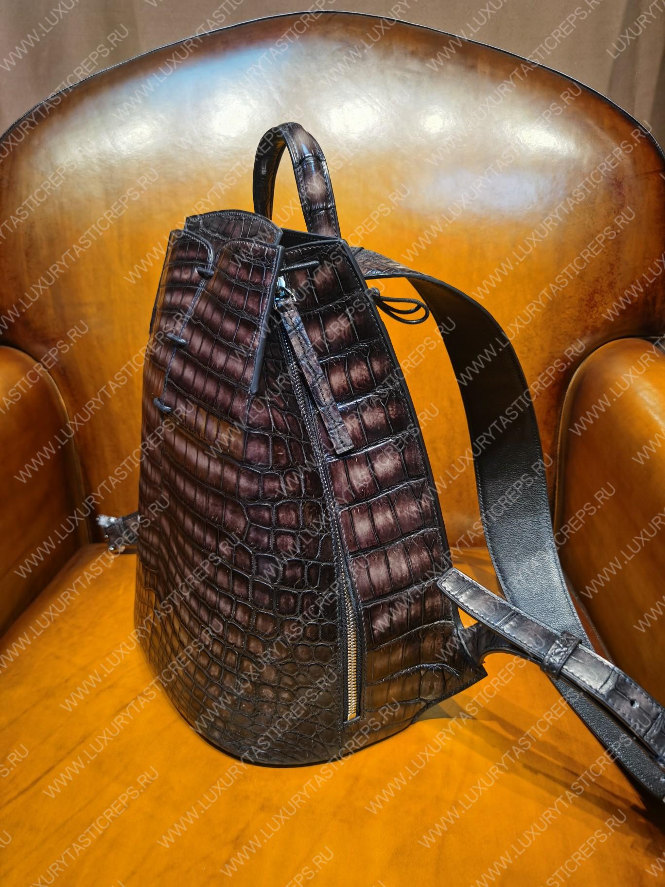 BERLUTI BACKPACK BROWN TIME_OFF_NEO-V2