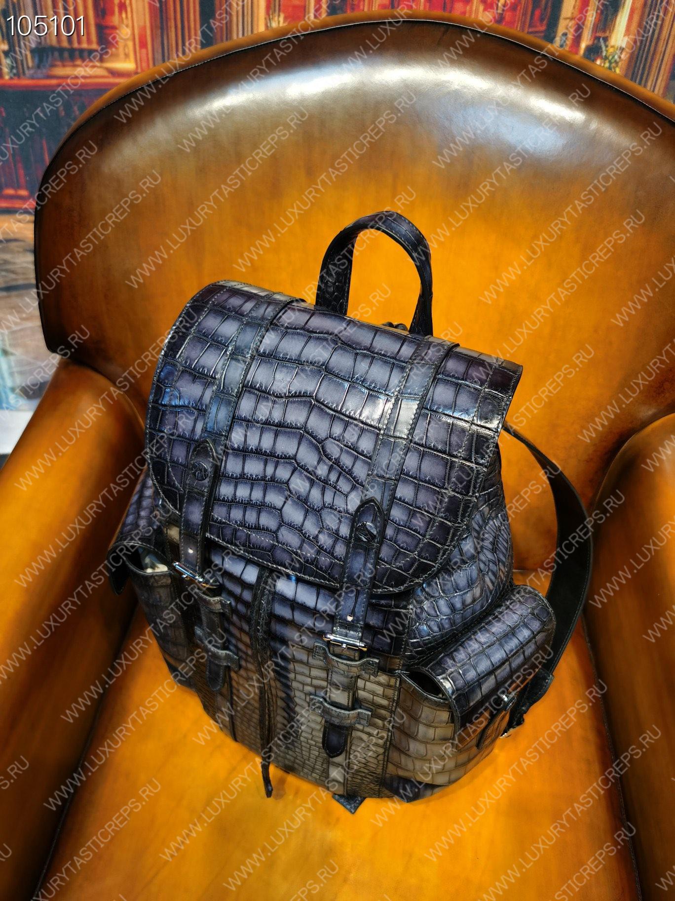 BERLUTI HORIZON BACKPACK BROWN 7D1457