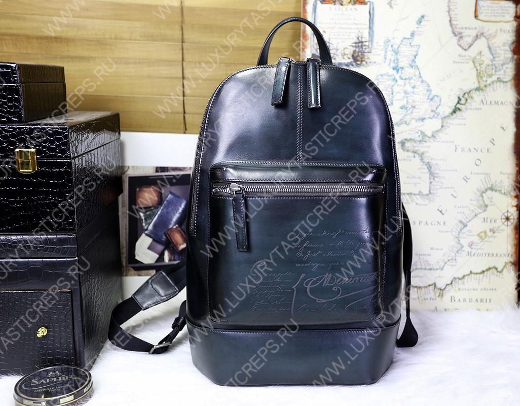 BERLUTI BACKPACK BLACK 7D3257