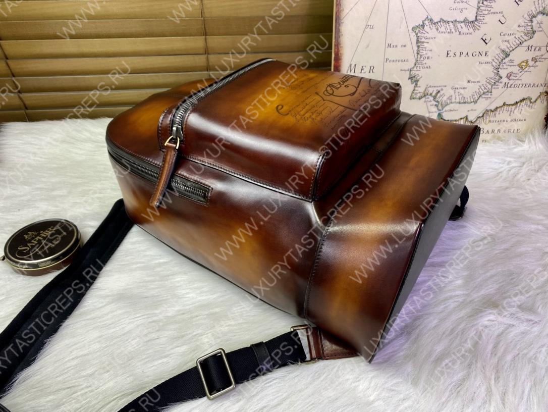 BERLUTI BACKPACK BROWN 7D3257