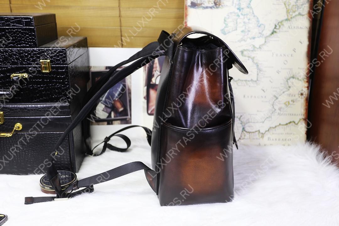 BERLUTI HORIZON MINI BACKPACK BROWN HORIZON_MINI-E2
