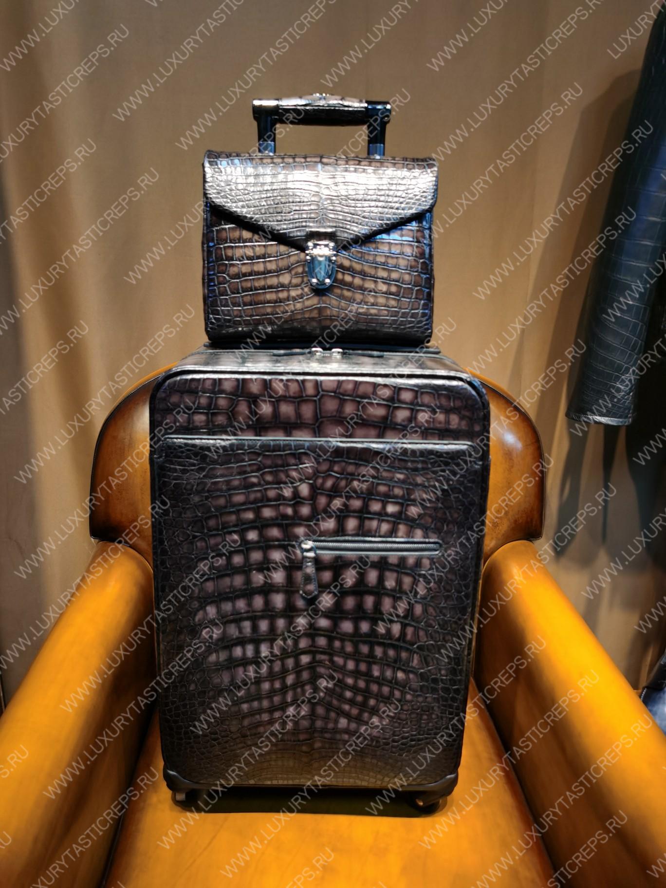 BERLUTI BRIEFCASE BROWN 654673