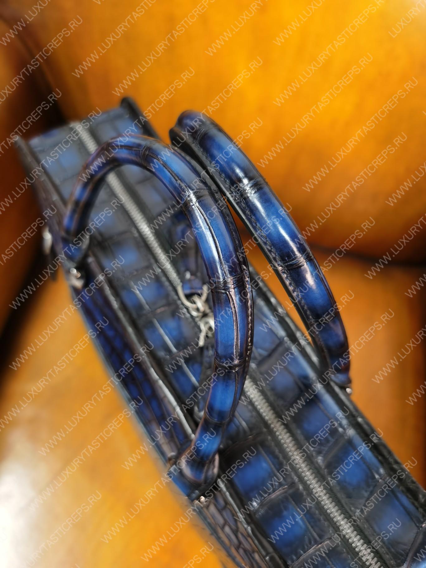 BERLUTI JOUR BAG BLUE 86634-V1