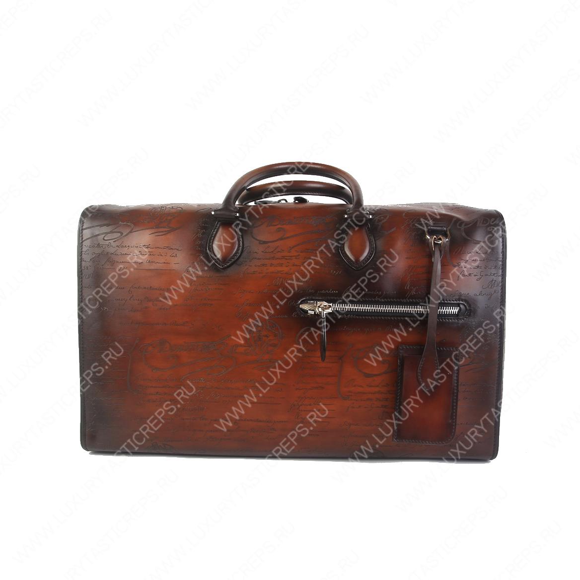 BERLUTI JOUR OFF TARVEL BAG BROWN NEO-V2