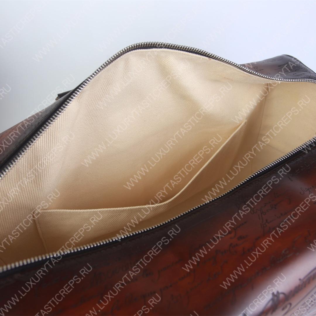 BERLUTI JOUR OFF TARVEL BAG BROWN NEO-V2