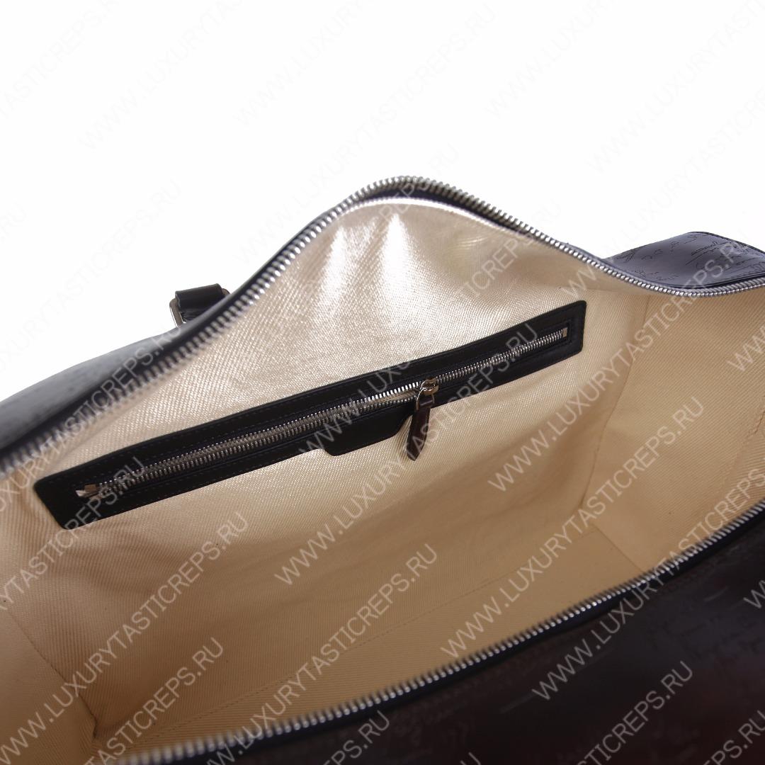 BERLUTI JOUR OFF TARVEL BAG BURGUNDY NEO-V2
