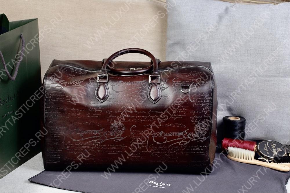 BERLUTI JOUR OFF MM TRAVEL BAG BLACK  JOUR_OFF_MM_NEO-V2
