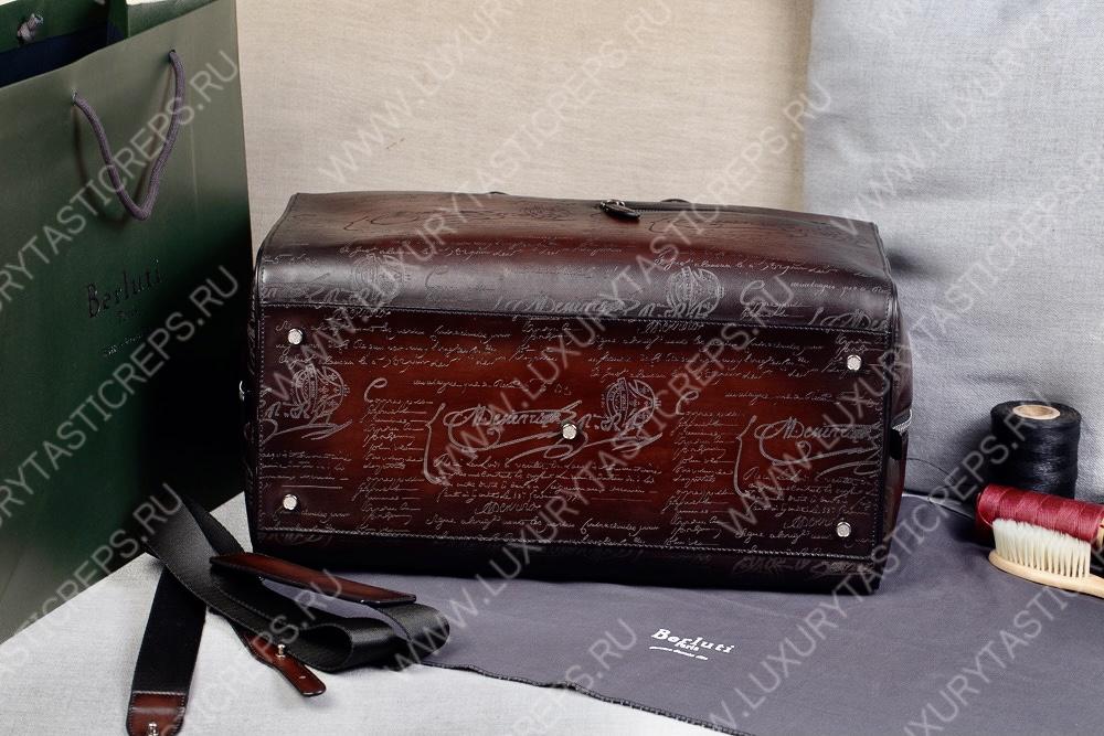 BERLUTI JOUR OFF MM TRAVEL BAG BLACK  JOUR_OFF_MM_NEO-V2