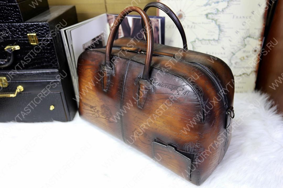 BERLUTI TRAVEL BAG BROWN 342333V